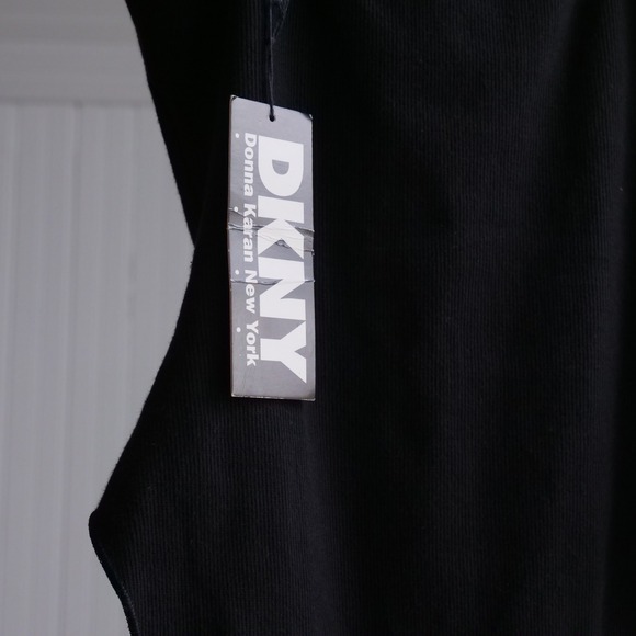 AMAZING deadstock 90s black label DKNY ribbed cotton bodysuit‎ - Picture 5 of 10